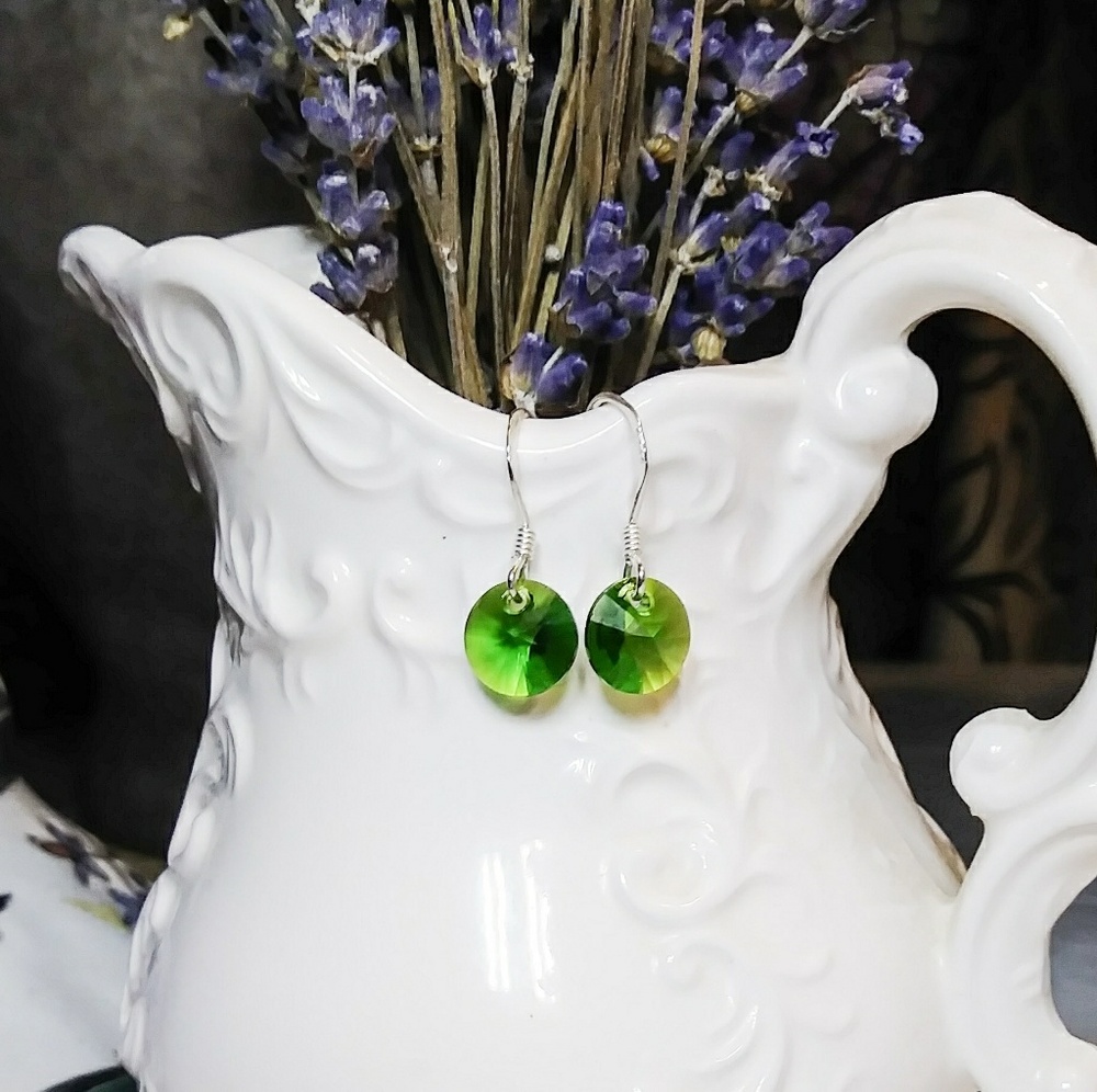 925 Sterling Silver Swarovski Crystal Earrings